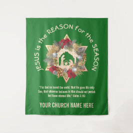 Tapete De Parede Jesus é a razão do Natal