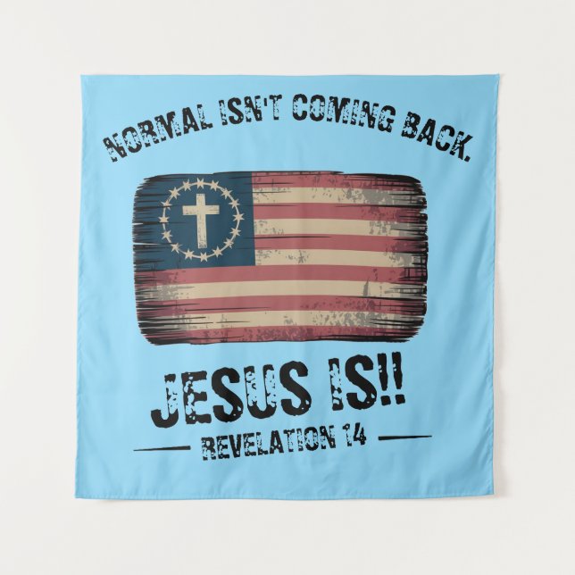 Tapete De Parede Jesus Está Voltando (Frente)