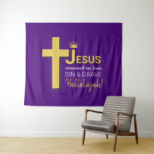 Tapete De Parede JESUS ME RESGATOU Páscoa