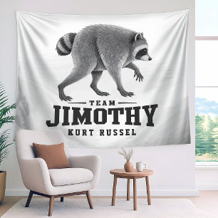 Tapete De Parede Jimothy Viral Guaxinim Divertido Panda Lixo Vida S