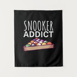Tapete De Parede Jogador de Bilhar   Viciado em Snooker