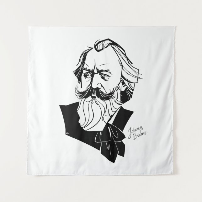 Tapete De Parede Johannes Brahms (Frente)