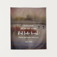 John 16:33 Eu tenho a Bíblia Verse Christian