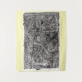 Tapete De Parede Junção Dis, desenho de tinta