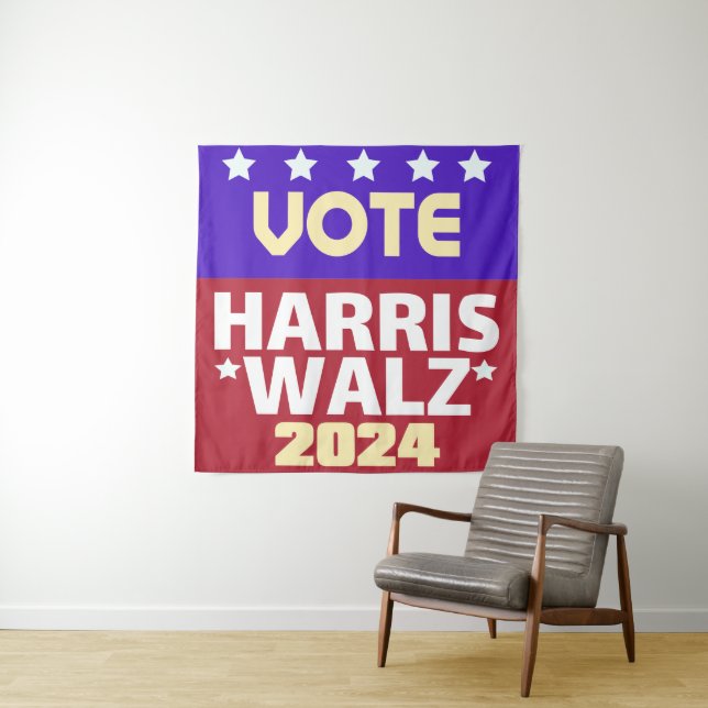 Tapete De Parede Kamala Harris Tim Walz 2024 (In Situ)