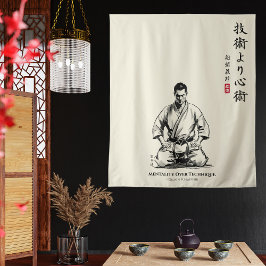 Tapete De Parede Karate 5th Precept  - Mentality Over Technique