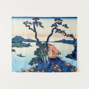 Tapete De Parede Katsushika Hokusai - Lago Suwa na província de Sh