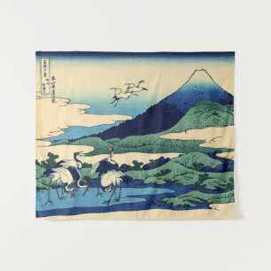 Tapete De Parede Katsushika Hokusai - Umegawa na província de Sagam
