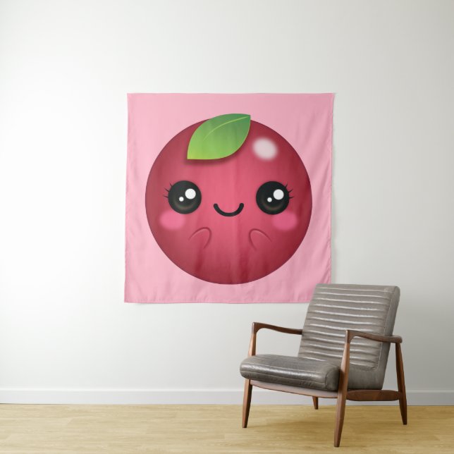 Tapete De Parede Kawaii Cranberry (In Situ)