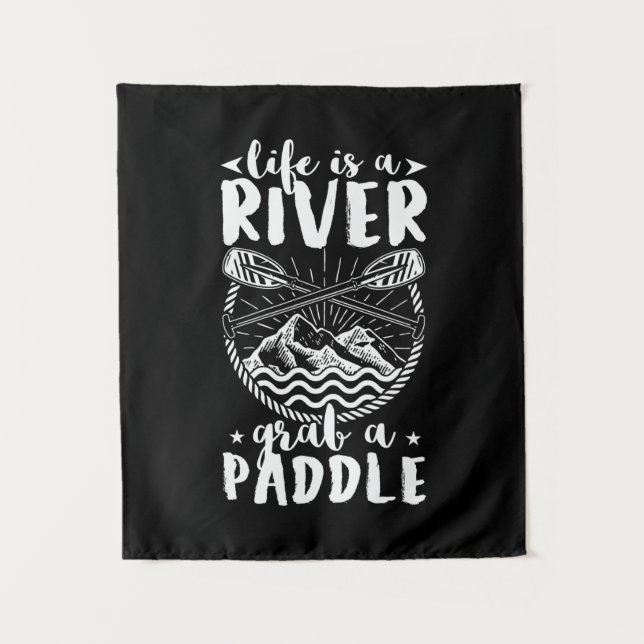 Tapete De Parede Kayak Driver Life Is A River (Frente)