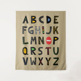 Tapete De Parede Khaki Cars Alphabet Nursery Room