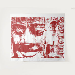 Tapete De Parede Khmer Stone Face ... Bayon Temple, Camboja Tapest