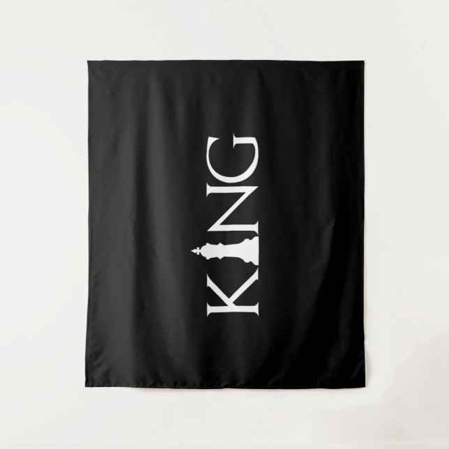 Tapete De Parede King Chess Piece Halloween Figurume Chess Lover (Frente)