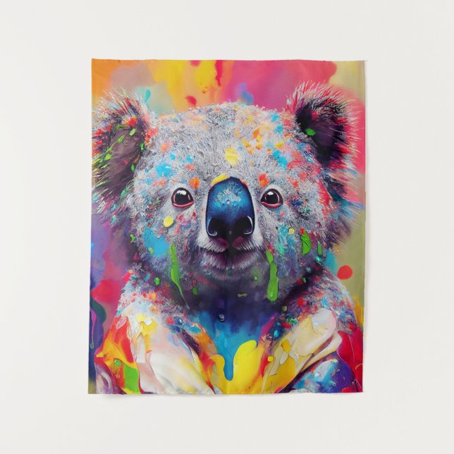 Tapete De Parede Koala Bear Animal Discovery Nature (Frente)