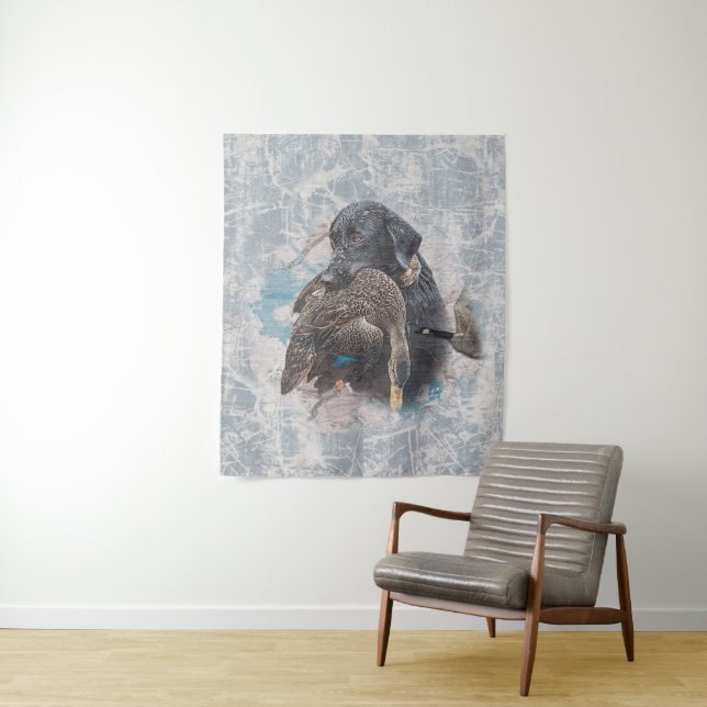 Tapete De Parede Labrador recupera ornamento de metal em sacos (In Situ)