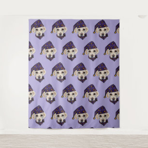 Tapete De Parede Labrador Retriever Branco