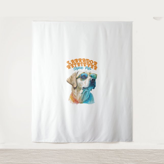 Tapete De Parede Labrador Retriever Na moda Pets (Frente)