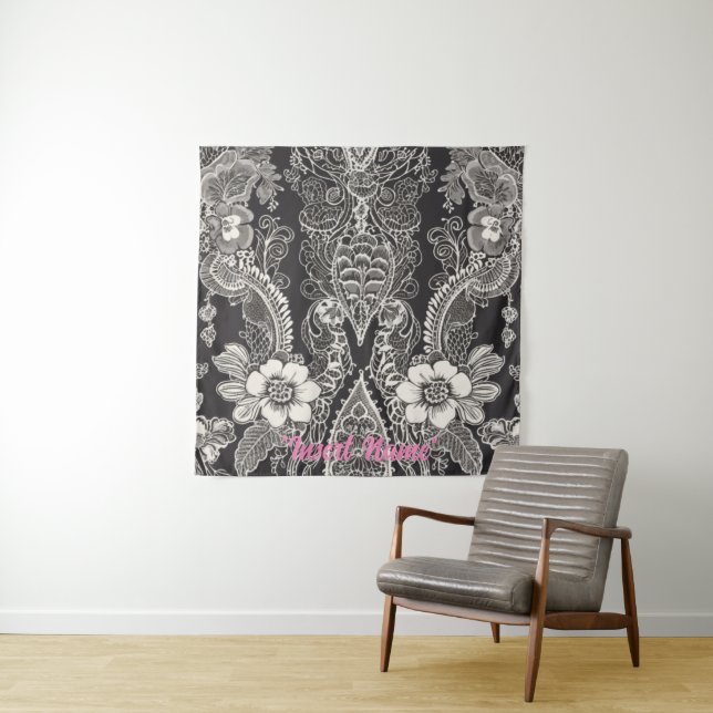 Tapete De Parede Lace Floral Harmony (In Situ (Horizontal))