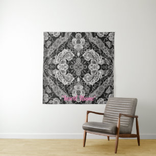 Tapete De Parede Lace Floral Harmony