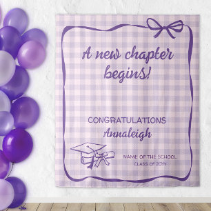Tapete De Parede Laço de Ginga Roxo Um Novo Capítulo Formatura