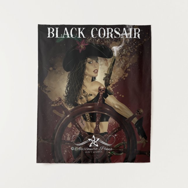 Tapete De Parede Lady Black Corsair (Frente)