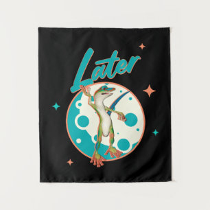 Tapete De Parede Lagarto Engraçado Humor de Procrastinação Mais Tar