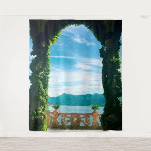 Tapete De Parede Lago de Como Itália Mural de Parede Foto Fundo