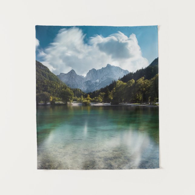 Tapete De Parede Lago Jasna em Kranjska Gora, Eslovênia (Frente)