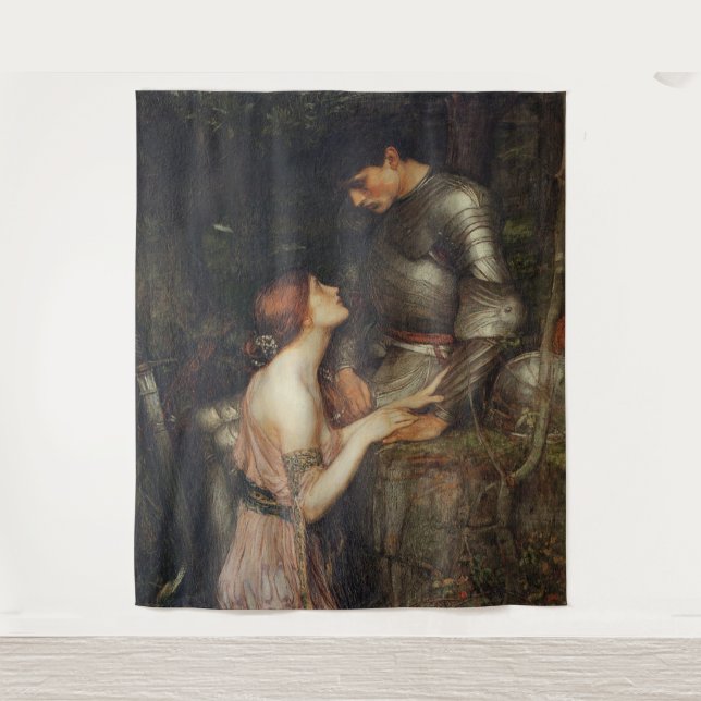 Tapete De Parede Lamia e o Soldado por J W Waterhouse 1905 (Frente)