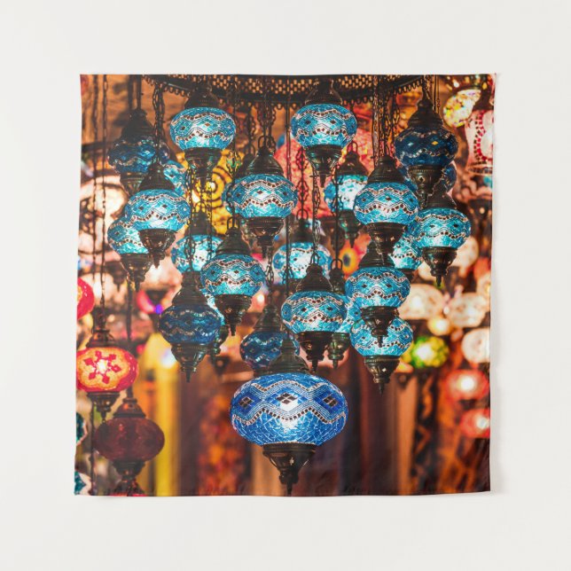 Tapete De Parede Lâmpadas turcas tradicionais feitas à mão em souv (Frente)
