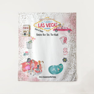 Tapete De Parede Las Vegas Bachelorette Weekend Watercolor
