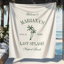 Tapete De Parede Last Splash Beach Palms Bachelorette