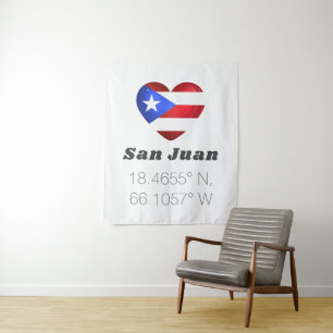 Tapete De Parede Latitude de San Juan Porto Rico