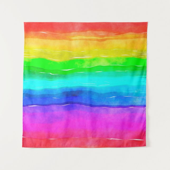 Tapete De Parede Lavagem de tintas aquáticas com aquarela (Frente)