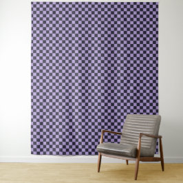 Tapete De Parede Lavender haze checkerboard pattern
