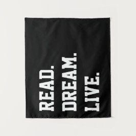 Tapete De Parede Leia o sonho vivo. Arte inspirador feita sob