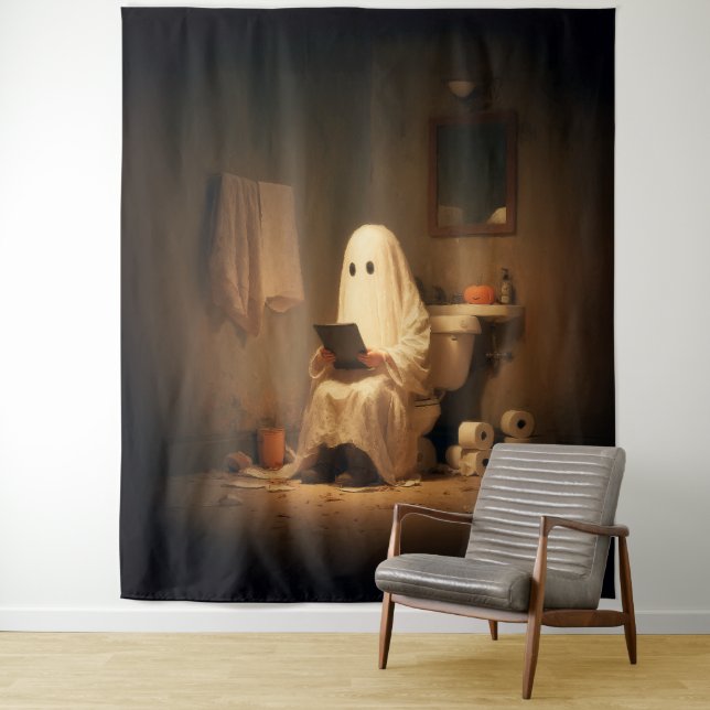 Tapete De Parede Leitura do fantasma do compartimento de restauraçã (In Situ)