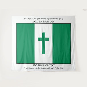 Tapete De Parede Lembrança Personalizada BANDEIRA DA NIGÉRIA com