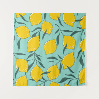 Tapete De Parede Lemon Art Fashion Abstrato Seamless
