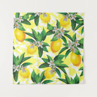 Lemon Fantasy: Padrão Floral Criativo