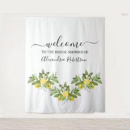 Tapete De Parede Lemony Greenery Wedding Bem-vindo