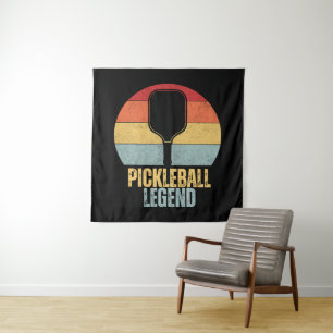 Tapete De Parede Lenda Engraçada de Pickleball