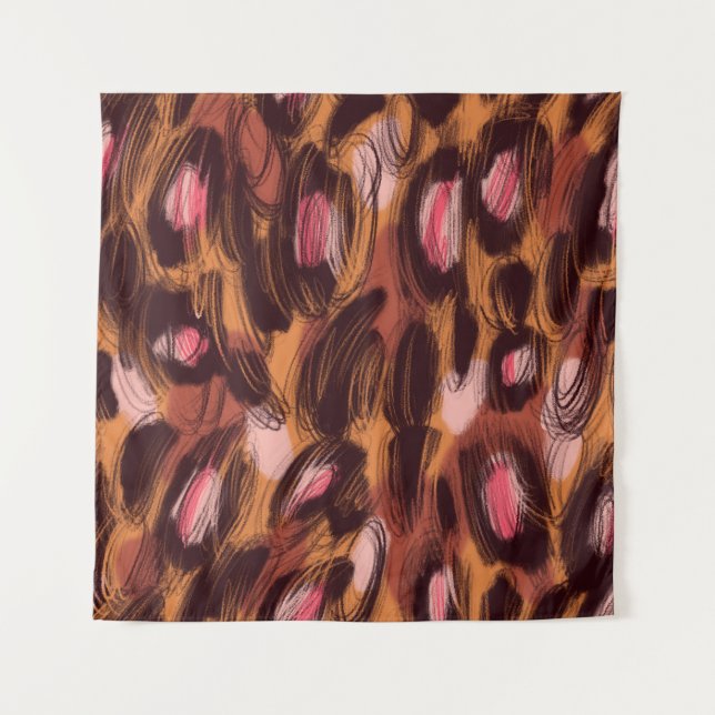 Tapete De Parede Leopard Spots African Animal Standard (Frente)