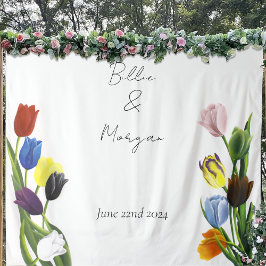 Tapete De Parede LGBTQ mais Flores de Tulipas