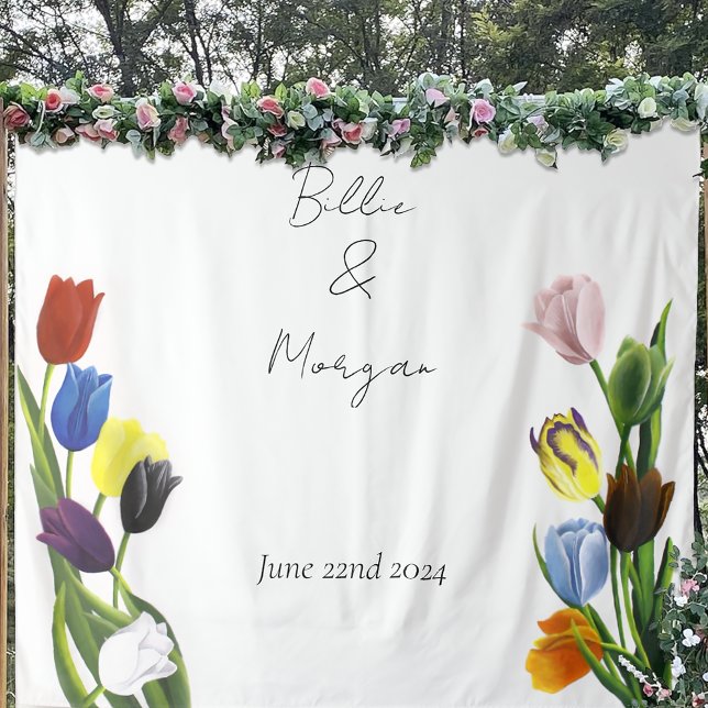 Tapete De Parede LGBTQ mais Flores de Tulipas (Criador carregado)