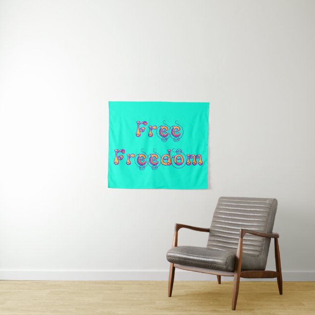 Tapete De Parede liberdade livre (In Situ (Horizontal))