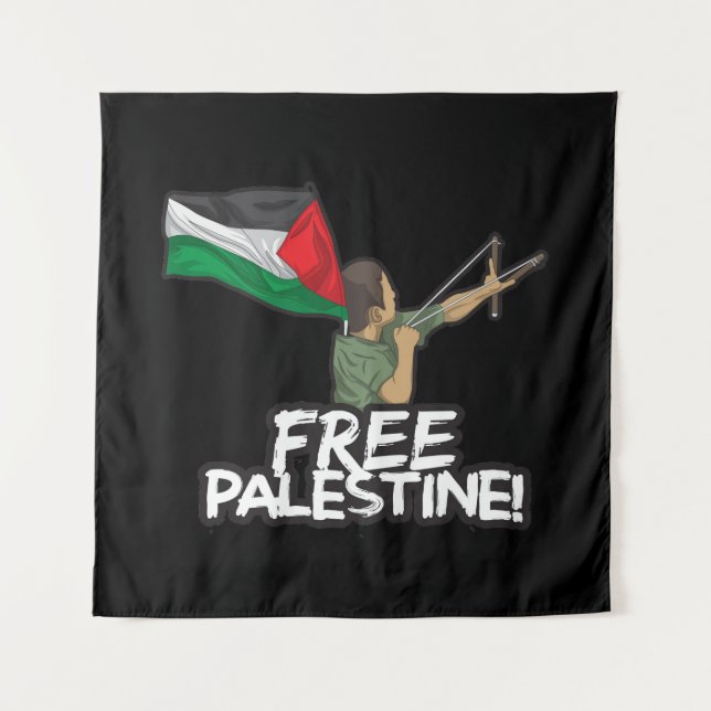 Tapete De Parede Liberdade palestina da Resistência Palestiniana (Frente)