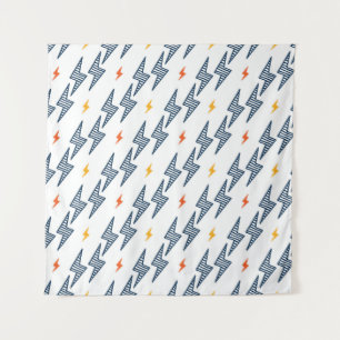Tapete De Parede Lightning Bolts Doodle Seamless Flash