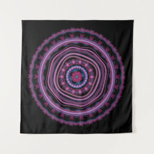 Tapete De Parede Lilac Mandala Cor-de-rosa azul