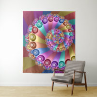 Linda Arco-Íris Colores Abstrato de Arte Fractal